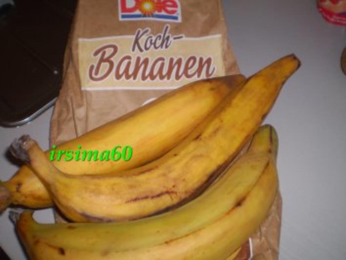 Bananen Curry mit Kochbananen - einfach - 79 kcal/100g