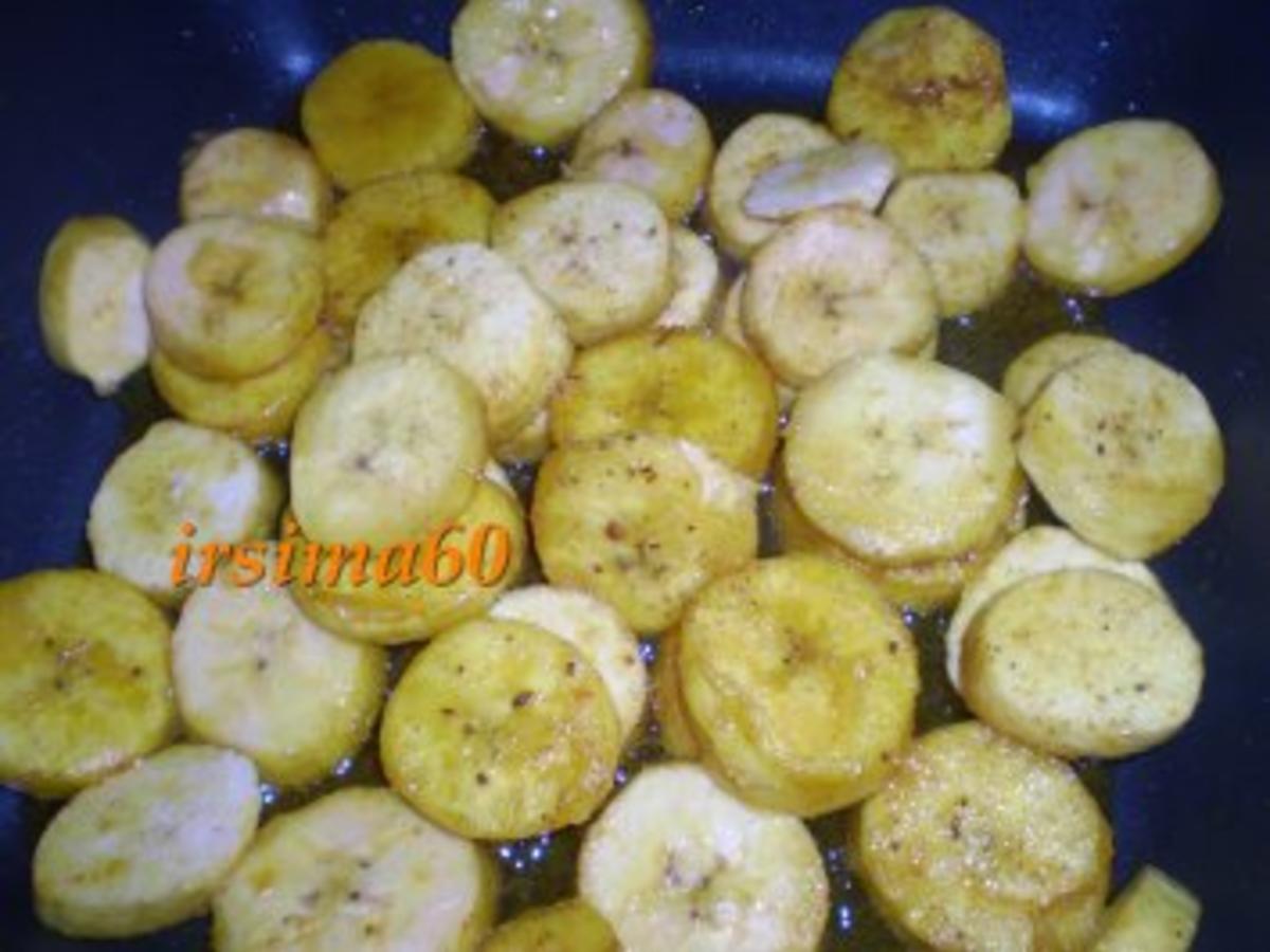 Bananen Curry mit Kochbananen - einfach - 79 kcal/100g