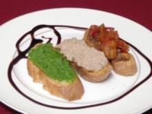 Tris di Bruschetta - Rezept