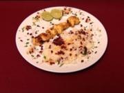 Djujeh Kabab – Gegrilltes Hühnchen mit Safranreis und Berberitzen (Lisa Bund) - Rezept