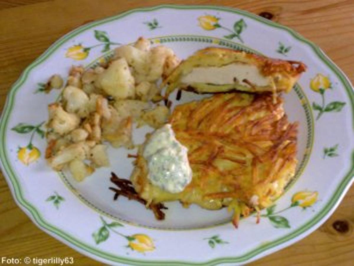 Bilder für Knusper-Putenschnitzel in Kartoffelkruste - Rezept