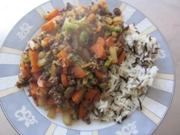 Rezept: Gemüse Hackfleisch Bild Nr. 2 Gemüse Hackfleisch - Rezept - Bild Nr. 2