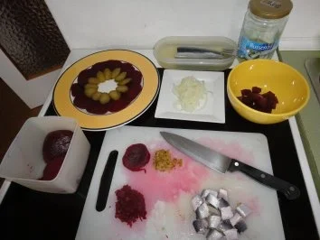 Hering im Rote-Bete-Bett - Rezept - Bild Nr. 2