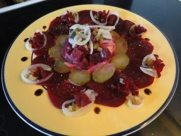 Hering im Rote-Bete-Bett - Rezept - Bild Nr. 4