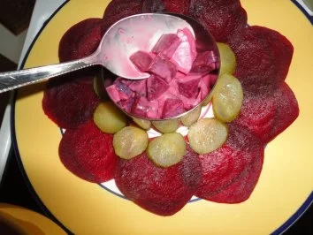 Hering im Rote-Bete-Bett - Rezept - Bild Nr. 3