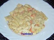 Kochen: Hähnchengeschnetzeltes mit Nudeln in Käsesauce - Rezept