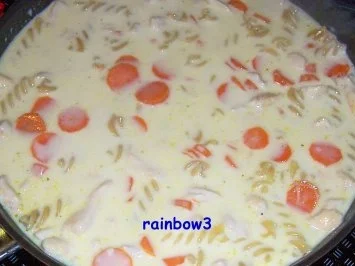 Kochen: Hähnchengeschnetzeltes mit Nudeln in Käsesauce - Rezept - Bild Nr. 5