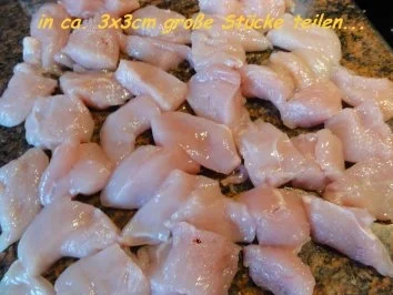 Geflügel:   HÄHNCHENSTÜCKE (Chicken Nuggets) - Rezept - Bild Nr. 3