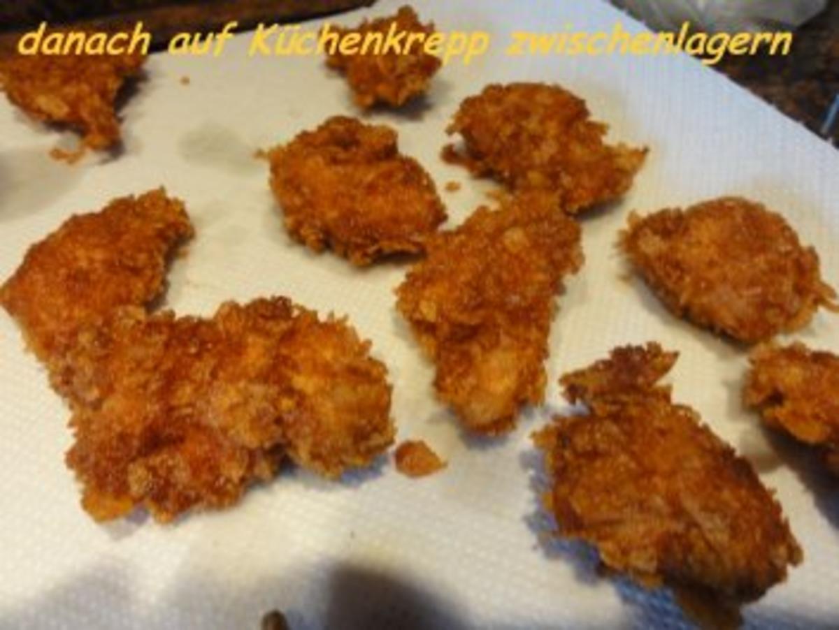Geflügel:   HÄHNCHENSTÜCKE (Chicken Nuggets) - Rezept - Bild Nr. 9