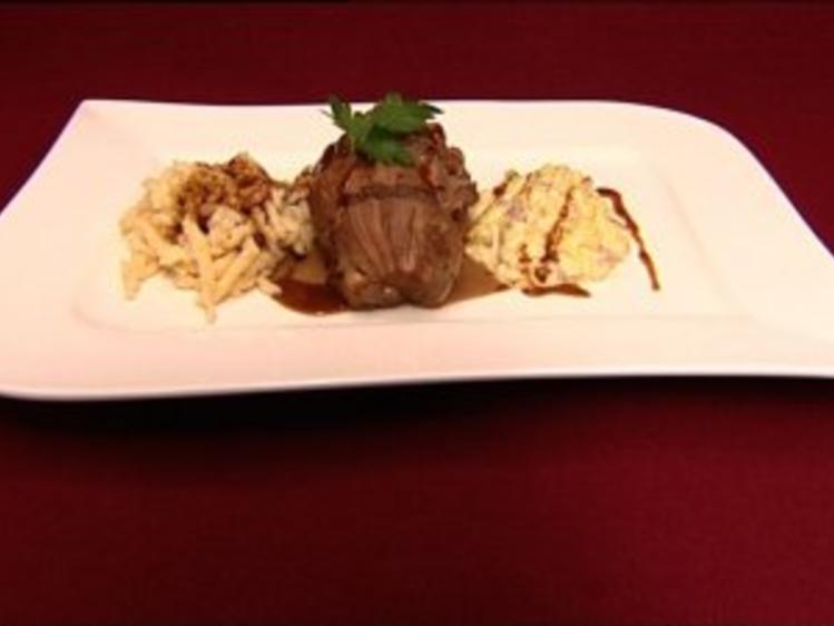 Kalbshaxe mit Spätzle und Rahmwirsing mit Speck Prinz Marcus von Anhalt ...