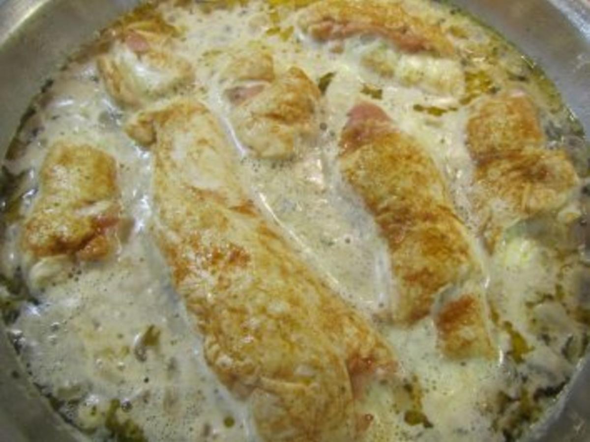 H Hner Cordon Bleu Rouladen Mit Champignonsauce Rezept Kochbar De