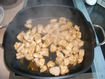 Hähnchen-Gemüsepfanne - Rezept