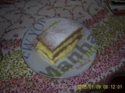 Biskuit-Creme-Schnitten - Rezept