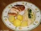 Hähnchenfilet zu Selleriepüree - Rezept