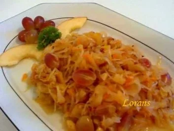 Rezept: Trauben - Sauerkraut Trauben - Sauerkraut - Rezept