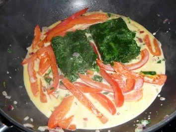 Rezept: Woknudeln mit Spinat.... Bild Nr. 5 Woknudeln mit Spinat.... - Rezept - Bild Nr. 5