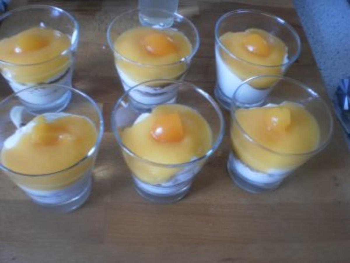 Giraffencreme mit Aprikosen Abtropfgewicht etwa 300 g und Mascarpone ... Giraffencreme mit Aprikosen Abtropfgewicht etwa 300 g und Mascarpone ...