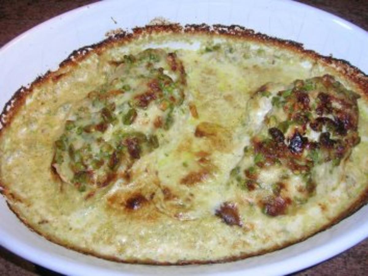 Hähnchenbrust in Pistaziensauce an  Kartoffeln in Weißwein geschmort - Rezept - Bild Nr. 6