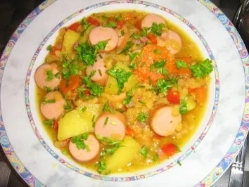 Närrischer Linseneintopf - Rezept - Bild Nr. 8