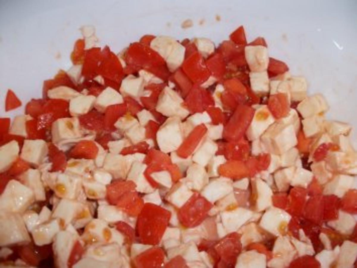 Rucola - Tomaten - Mozzarella - Salat - Rezept - Bild Nr. 4