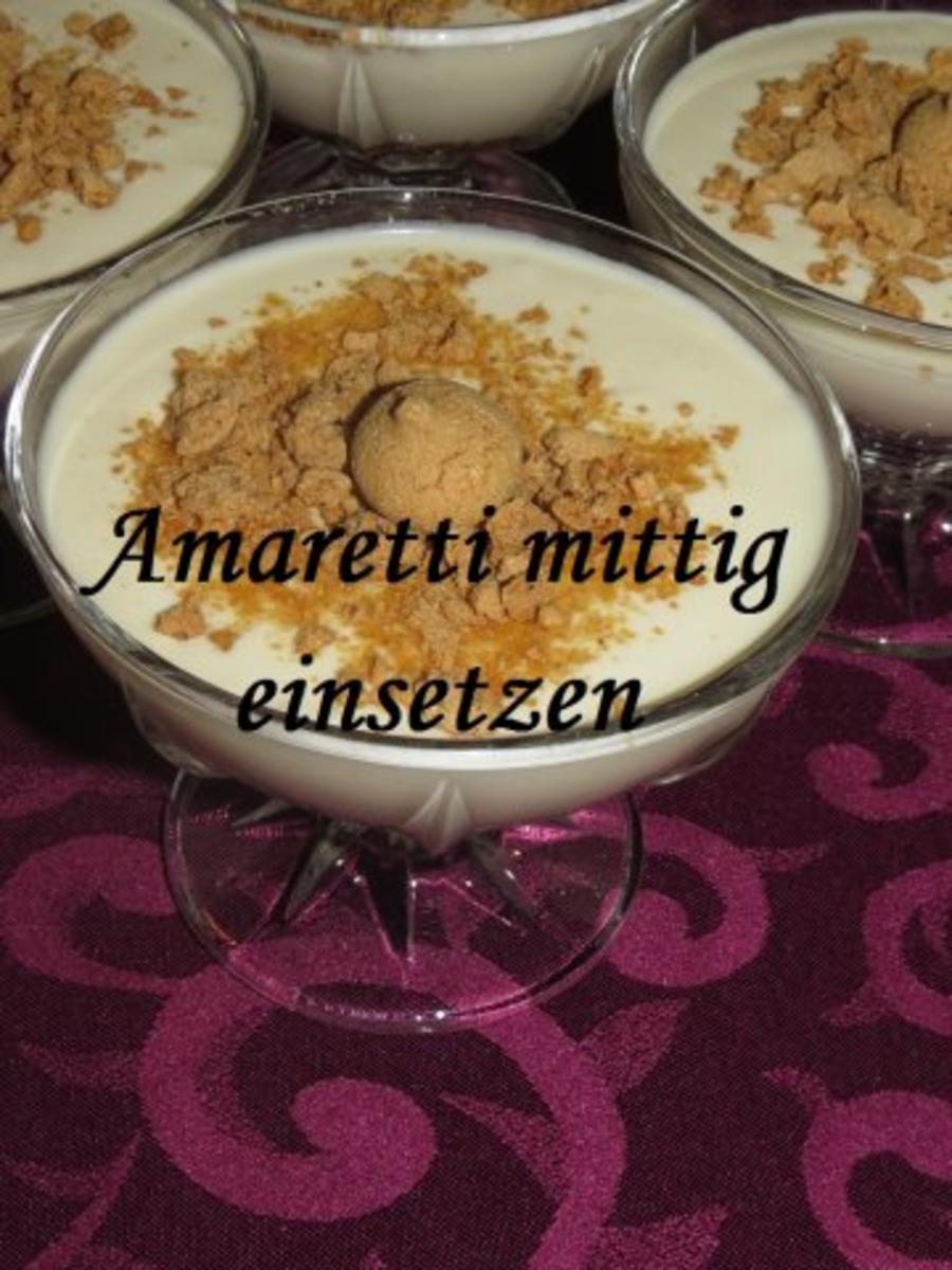 Amarettocreme mit Amaretto und Puderzucker - Rezept mit Bild - kochbar.de