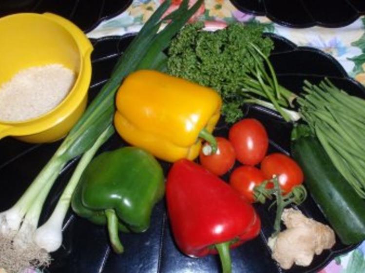 Buntes Gemüse mit Basmatireis - Rezept - kochbar.de
