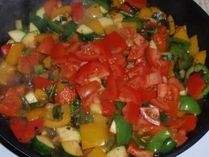 Buntes Gemüse mit Basmatireis - Rezept - Bild Nr. 8