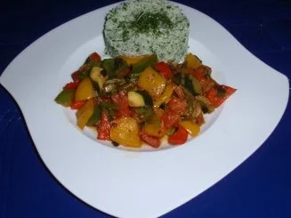 Buntes Gemüse mit Basmatireis - Rezept - Bild Nr. 12