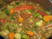 Linsensuppe mit Mettwurst - Rezept