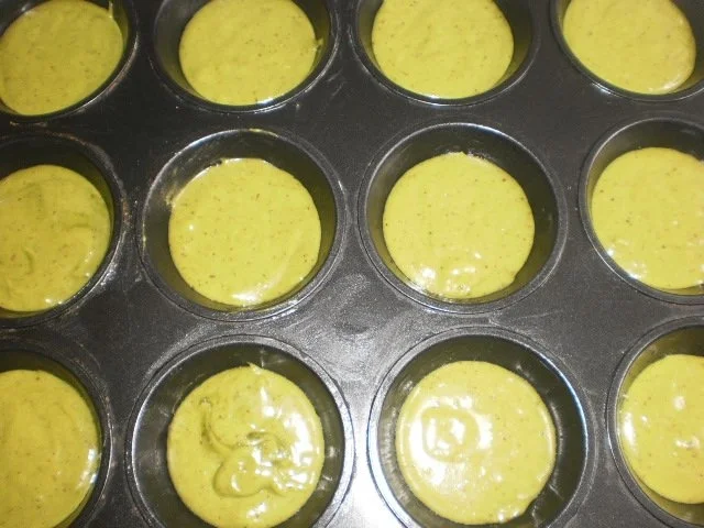 Mandelküchlein mit Matcha-Tee - Rezept - Bild Nr. 4