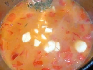 Hühnchen in scharfer Paprikasauce mit Basmatireis - Rezept - Bild Nr. 6