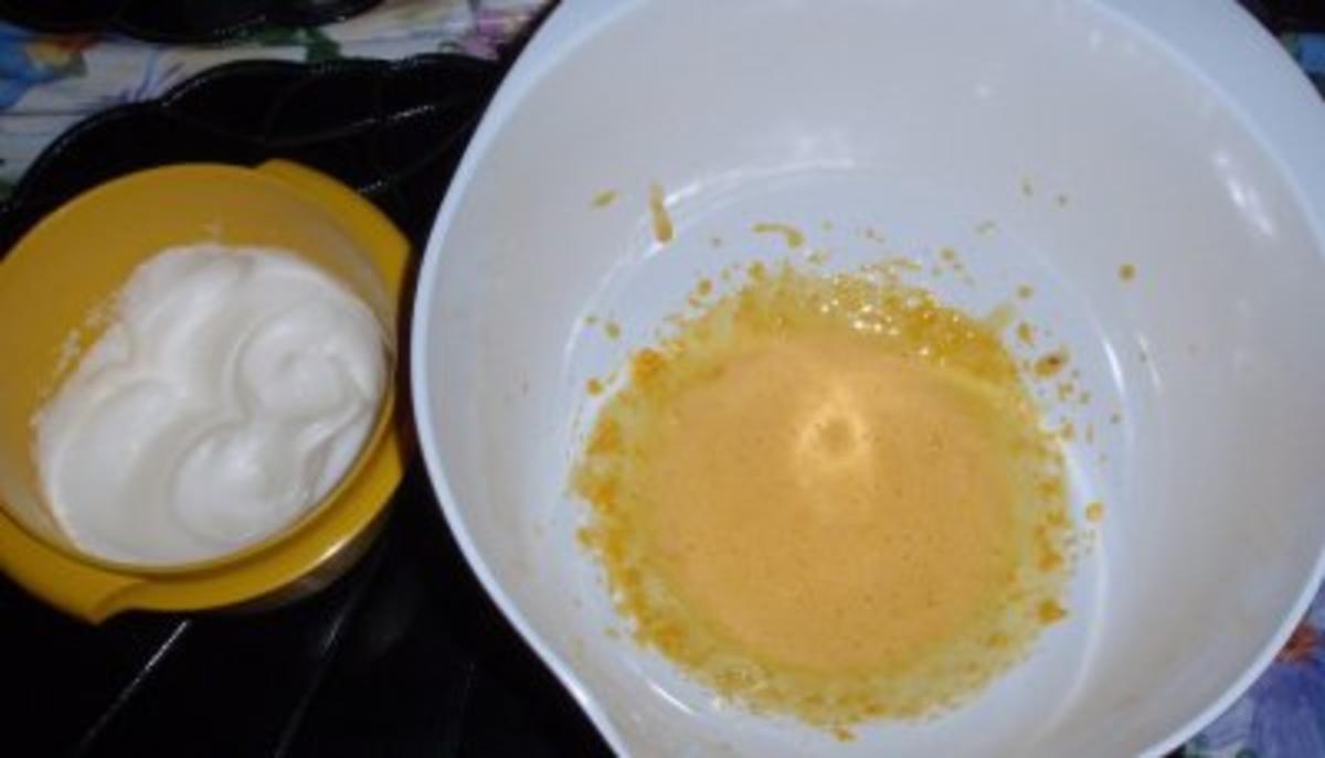 Grieß-Mandarinen-Törtchen mit einem Joghurt-Mandarinensößchen - Rezept - Bild Nr. 4