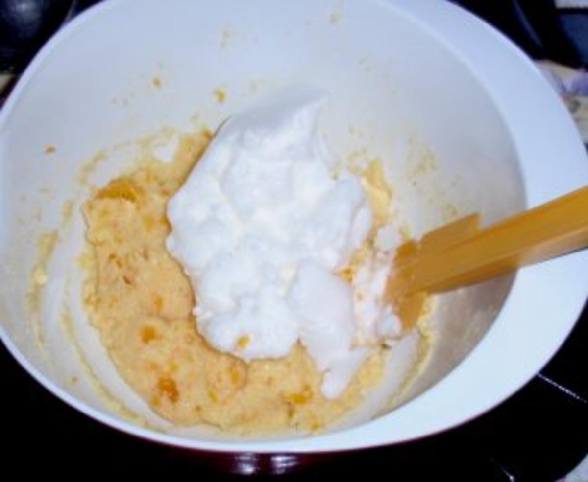 Grieß-Mandarinen-Törtchen mit einem Joghurt-Mandarinensößchen - Rezept - Bild Nr. 7