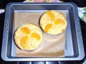 Grieß-Mandarinen-Törtchen mit einem Joghurt-Mandarinensößchen - Rezept - Bild Nr. 13