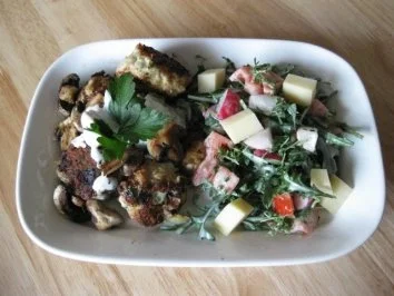 Frühlingssalat mit Putenbällchen... - Rezept - Bild Nr. 4