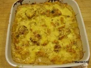 Gratiniertes Schweinefilet in Calvados-Rahmsoße - Rezept