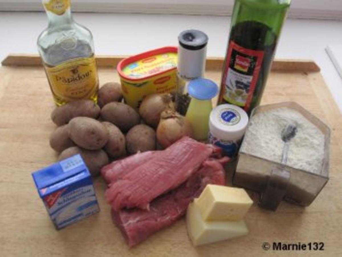 Gratiniertes Schweinefilet in Calvados-Rahmsoße - Rezept - Bild Nr. 2