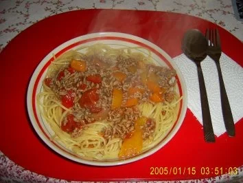 Paprika-Hack-Ragout - Rezept