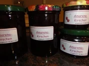 Rezept: Dessert: AMARENAKIRSCHEN selbst gemacht... Dessert: AMARENAKIRSCHEN selbst gemacht... - Rezept