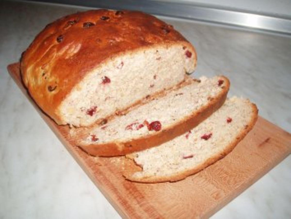 Mandelbrot mit Cranberrys - Rezept mit Bild - kochbar.de