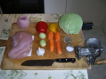 Thüringer Wirsingroulade mit Puten-Paprikafüllung - Rezept - Bild Nr. 2