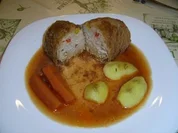 Thüringer Wirsingroulade mit Puten-Paprikafüllung - Rezept