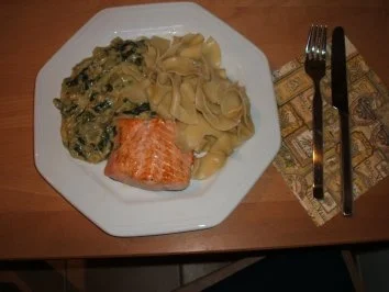 Lachsfilet auf Mangoldgemüse - Rezept - Bild Nr. 6