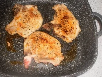 Käsekotelett mit Gemüsereis - Rezept - Bild Nr. 3