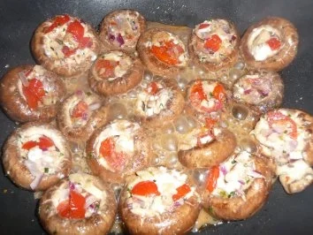 Hüftsteak mit Fetachampignons - Rezept - Bild Nr. 6