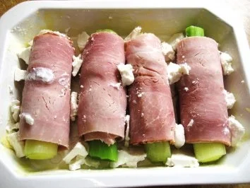 Rezept: Lauchröllchen einfach ... Bild Nr. 5 Lauchröllchen einfach ... - Rezept - Bild Nr. 5