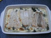 Lachs auf Blattspinat - Rezept