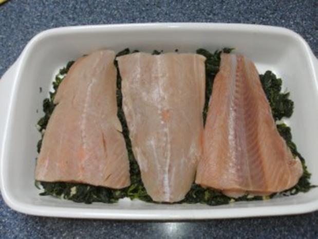 Lachs auf Blattspinat - Rezept mit Bild - kochbar.de