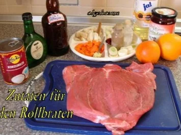 Rezept: Gefüllter Kalbsrollbraten Bild Nr. 3 Gefüllter Kalbsrollbraten - Rezept - Bild Nr. 3