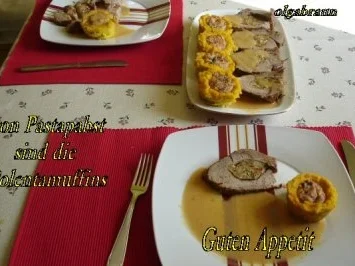Rezept: Gefüllter Kalbsrollbraten Gefüllter Kalbsrollbraten - Rezept